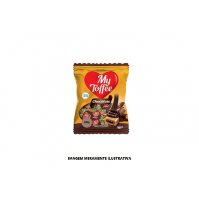 BALA MY TOFFEE LEITE RECH CHOCOLATE RICLAN 500G